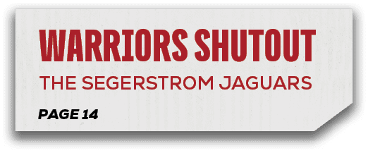 page 14,warriors shutout the segerstrom jaguar