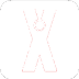 A red and white X. Description generated by AI