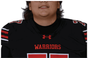 A young man wearing a white jersey with the number 10 on it. Description generated by AI