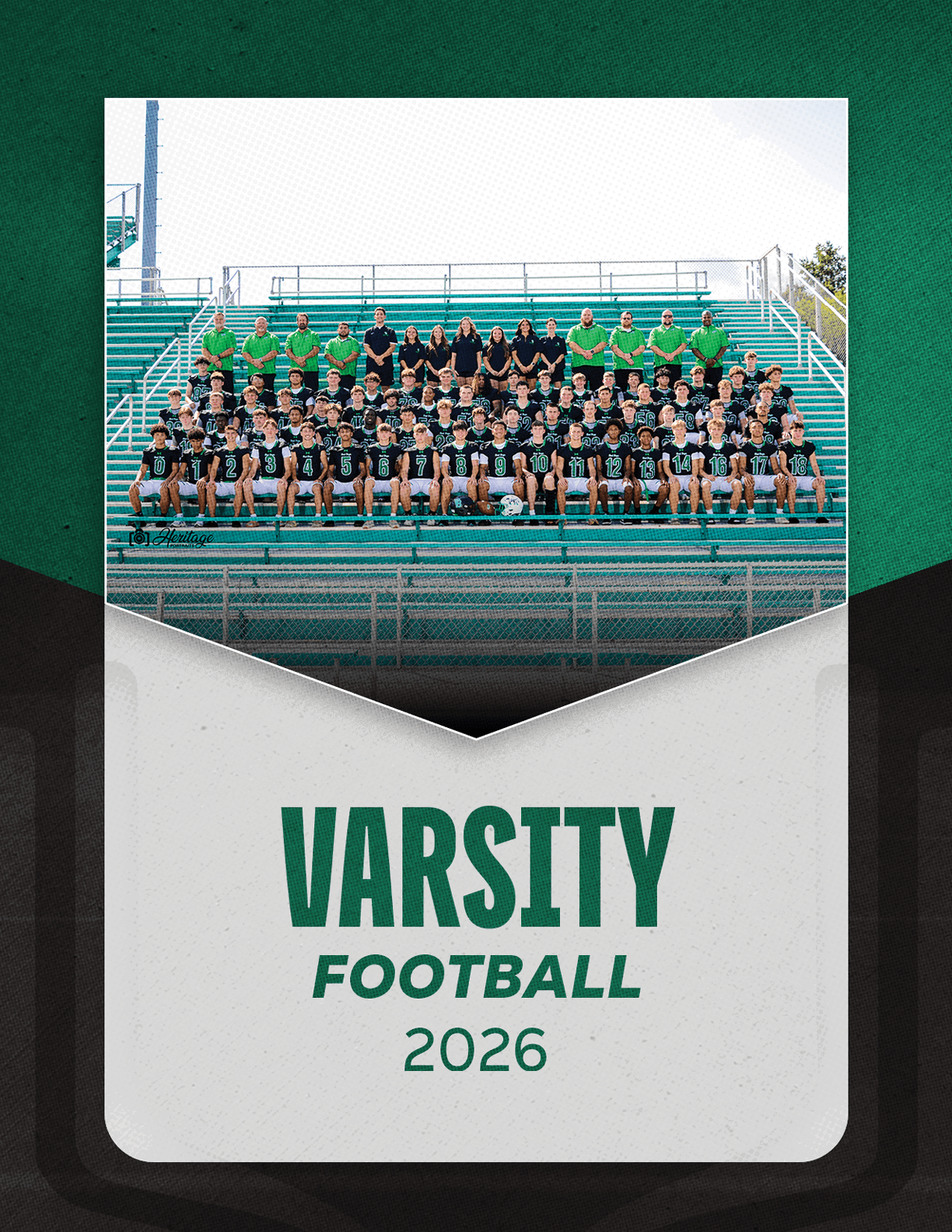 A group of football players sitting on a bench. Description generated by AI