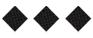 A black and white image of a circle with a line through it. Description generated by AI