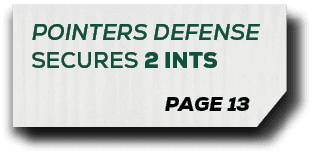 page 13,POINTERS defense secures 2 int