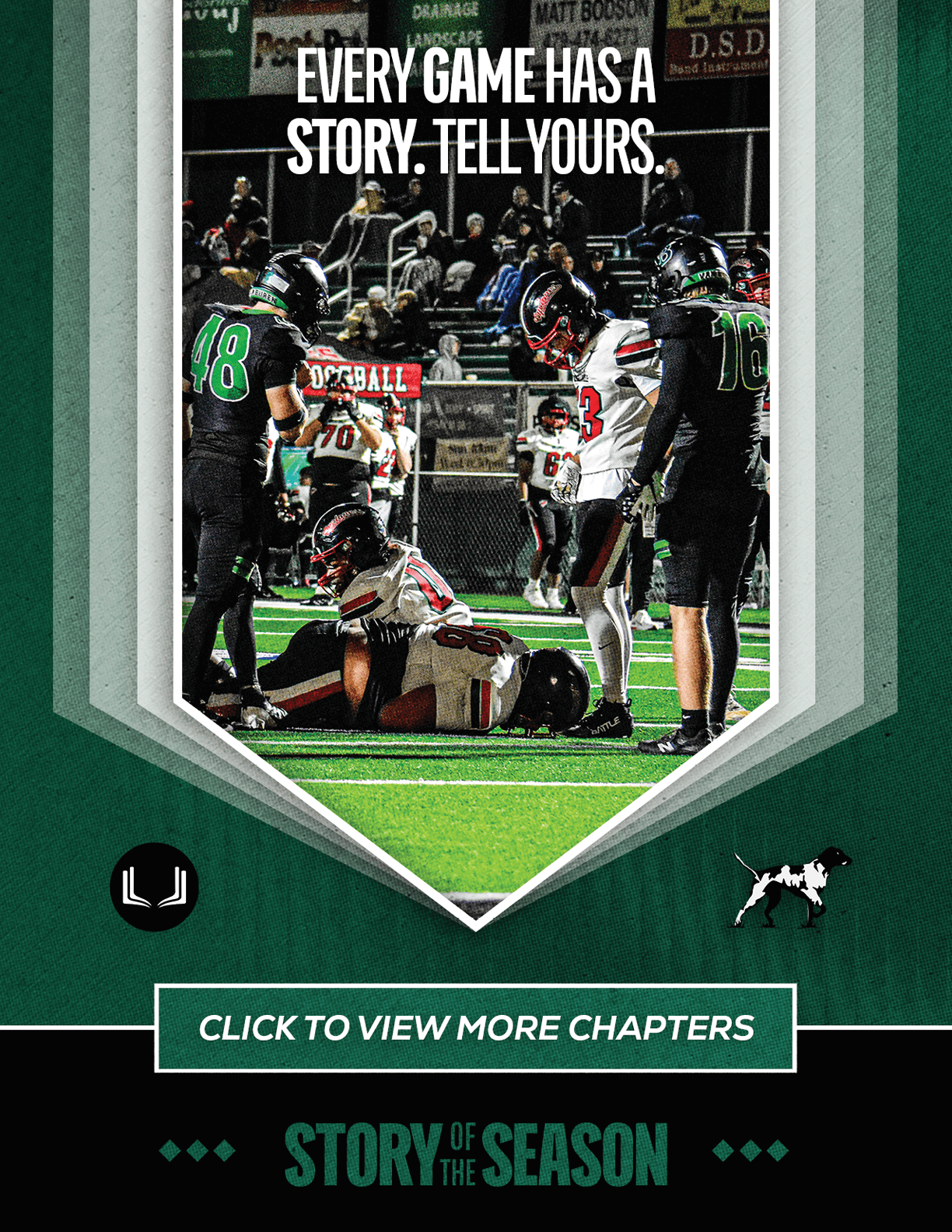 A woman wearing a green and white jersey is kicking a football. Description generated by AI