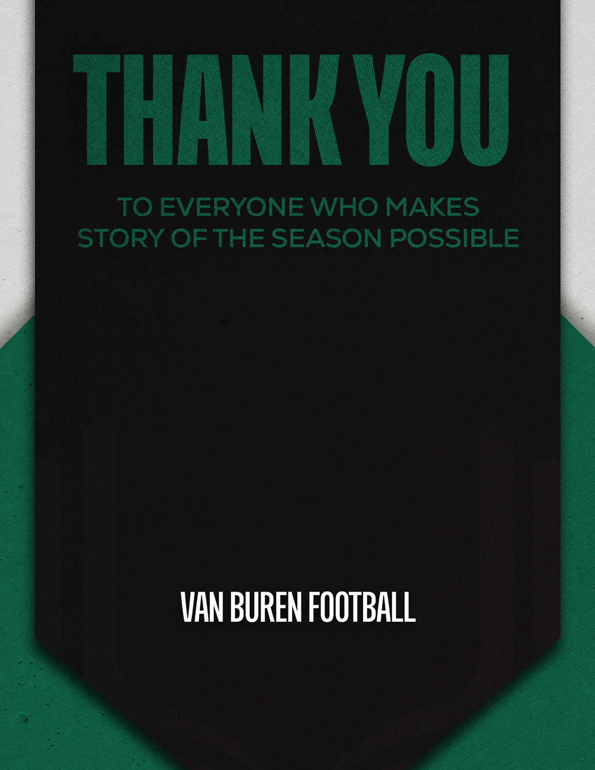 A black and red sign that says “Thank You" on it. Description generated by AI