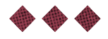 Three yellow diamond shapes with a subtle pattern are arranged horizontally on a white background. Description generated by AI