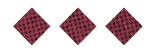 Three yellow diamond shapes with a subtle pattern are arranged horizontally on a white background. Description generated by AI