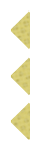 Three yellow diamond shapes with a subtle pattern are arranged vertically on a white background. Description generated by AI
