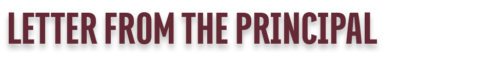 Letter from the Principal