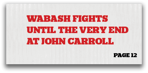 page 12 ,Wabash Fights Until the Very End at John Carrol