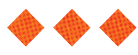 A black and white image of a circle with a red dot in the middle. Description generated by AI