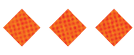 A black and white image of a circle with a red dot in the middle. Description generated by AI