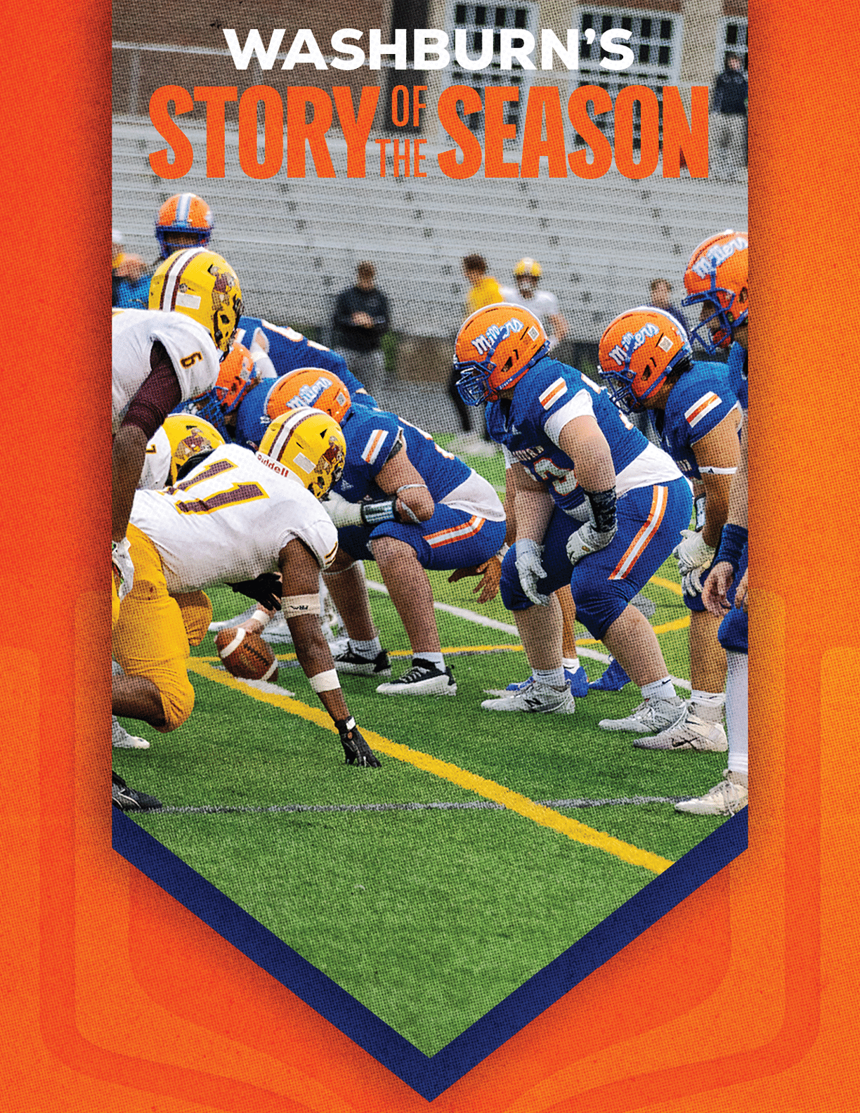 A group of football players huddled together. Description generated by AI