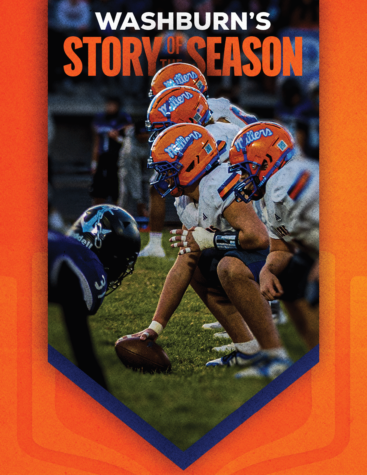 A group of football players huddled together. Description generated by AI