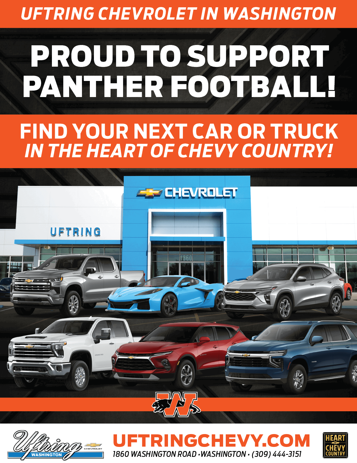 A Chevy dealership in Washington offers a variety of vehicles, including trucks and cars. The advertisement is for a Chevy dealership and features a picture of a car and a truck. AI generated content