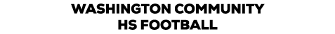 WASHINGTON COMMUNITY HS FOOTBALL