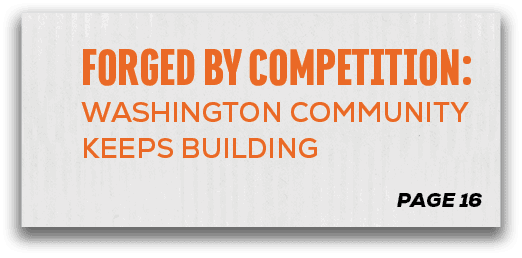 page 16,FORGED BY COMPETITION: WASHINGTON COMMUNITY KEEPS BUILDIN