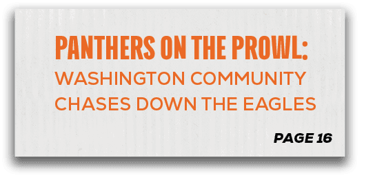 page 16,panthers on the prowl: WASHINGTON COMMUNITY CHASES DOWN THE EAGLE