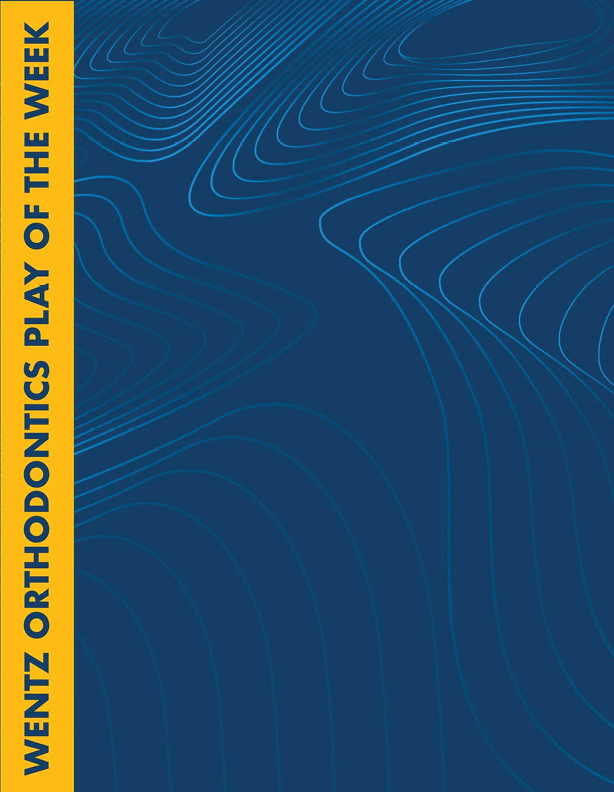 A blue and yellow cover of a book titled “The Week of Play Orthodontics". AI generated content
