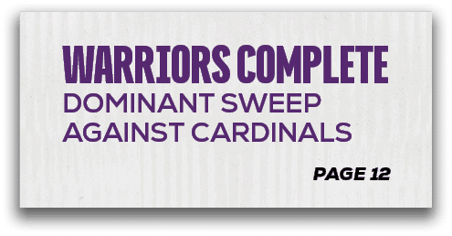 page 12,warriors complete dominant sweep against cardinal