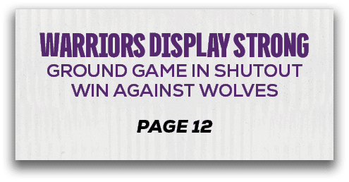 page 12,warriors display strong ground game in shutout win against wolve