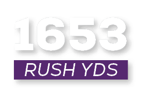 RUSH YDS,165