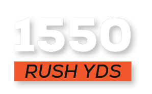 RUSH YDS,155
