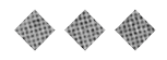 A black and white image of a circle with a line through it. Description generated by AI