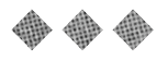 A black and white image of a circle with a line through it. Description generated by AI