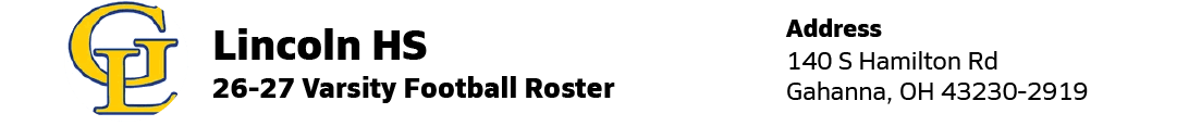 A partial view of a document header showing a date and time, a sports team roster title for Grove City Greyhounds football, and a small portion of a logo. Descripci n generada con IA