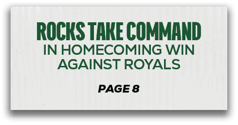 page 8,rocks take command in homecoming win against royal