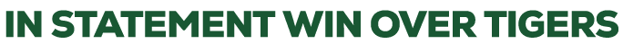 in statement win over tigers