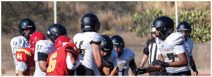 A football player is sliding on the ground. Description generated by AI