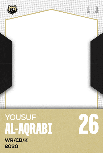 A football jersey with the number 1 on it. Description generated by AI