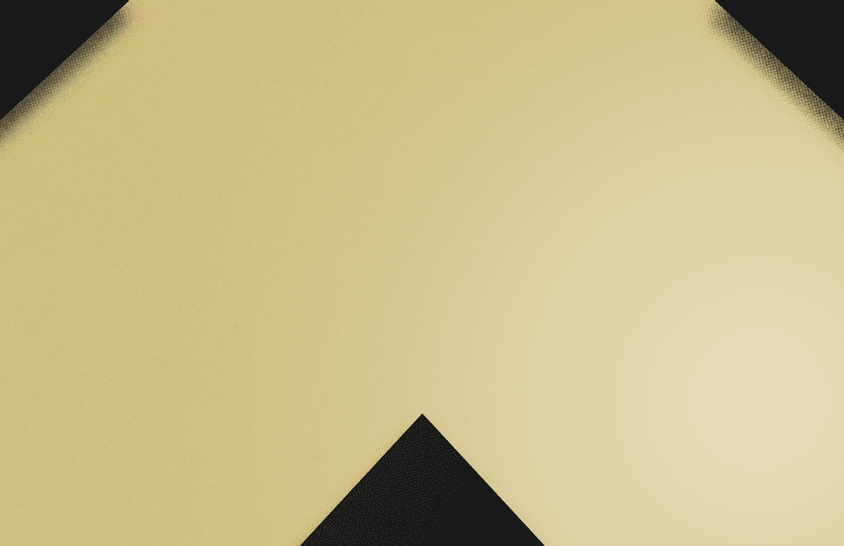 A red and black triangle. Description generated by AI