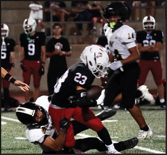 A group of football players celebrating a victory. AI generated content
