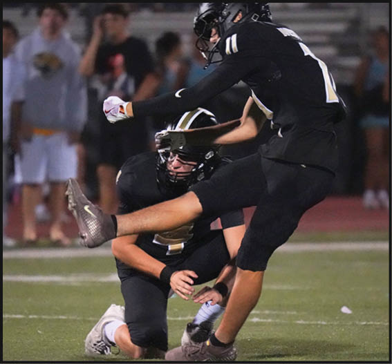 A group of football players celebrating a victory. AI generated content
