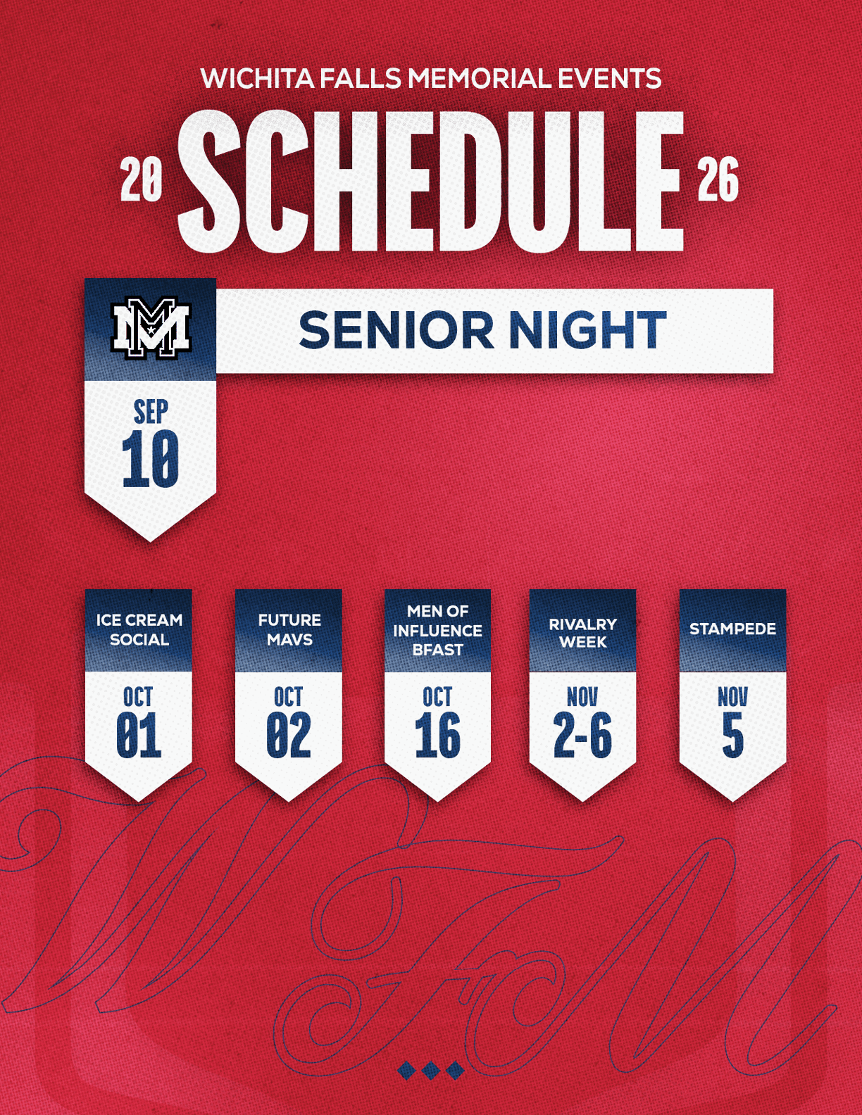 A football schedule for the 2014 season. Description generated by AI