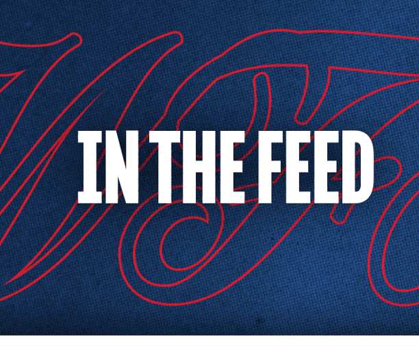 A red and blue background with a red and blue logo. Description generated by AI