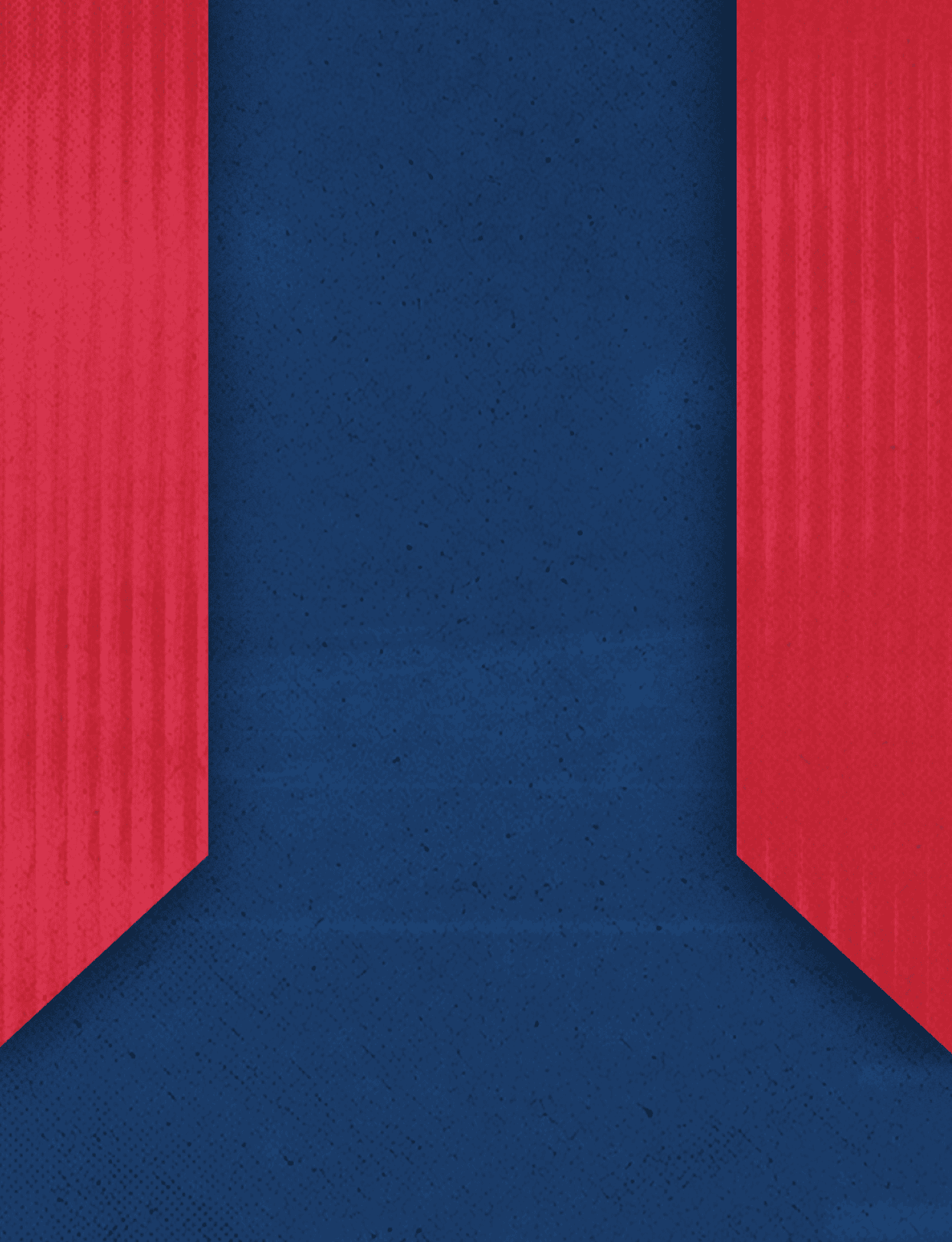 Three red and blue stripes. Description generated by AI