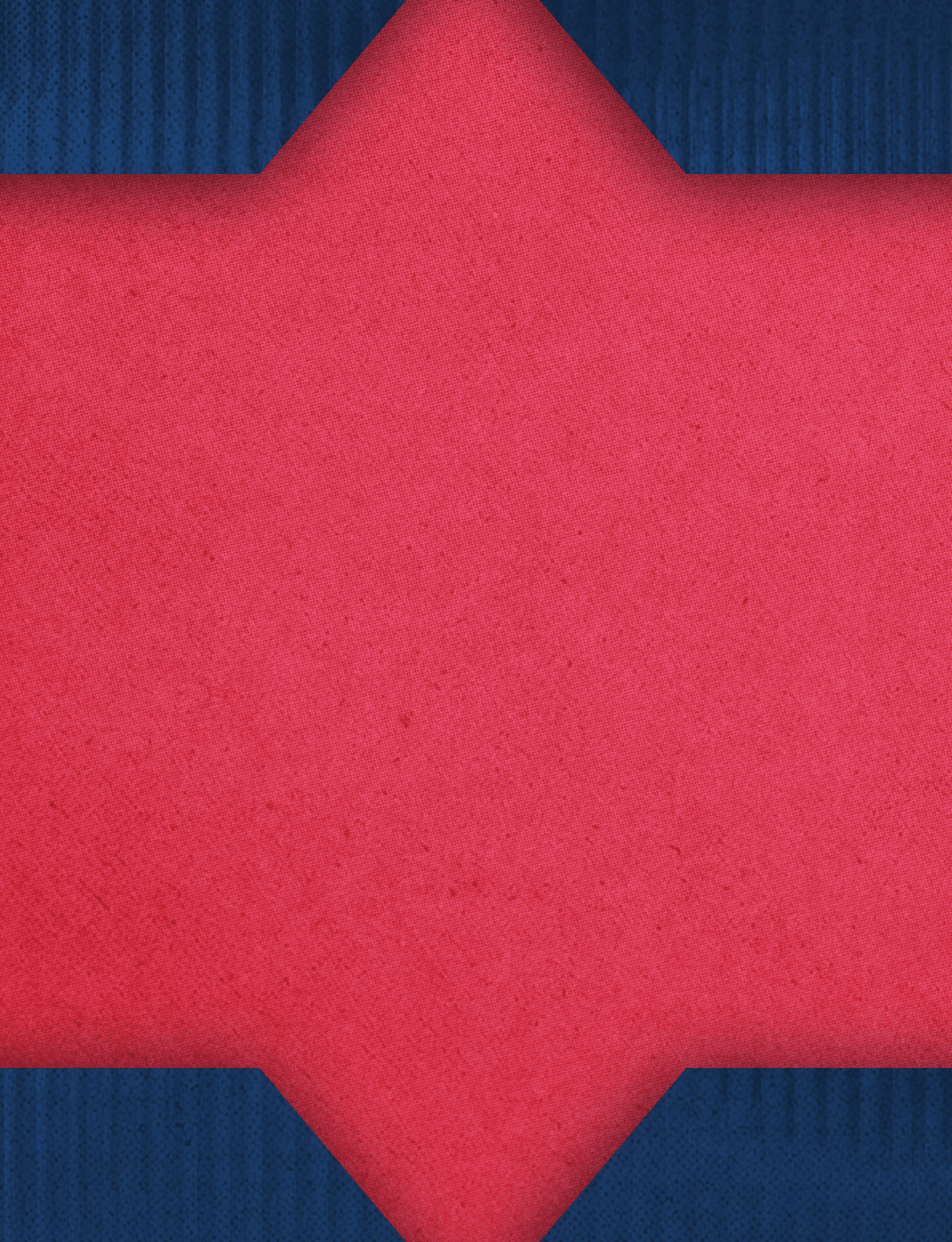 A red and blue striped cloth with a red background. Description generated by AI