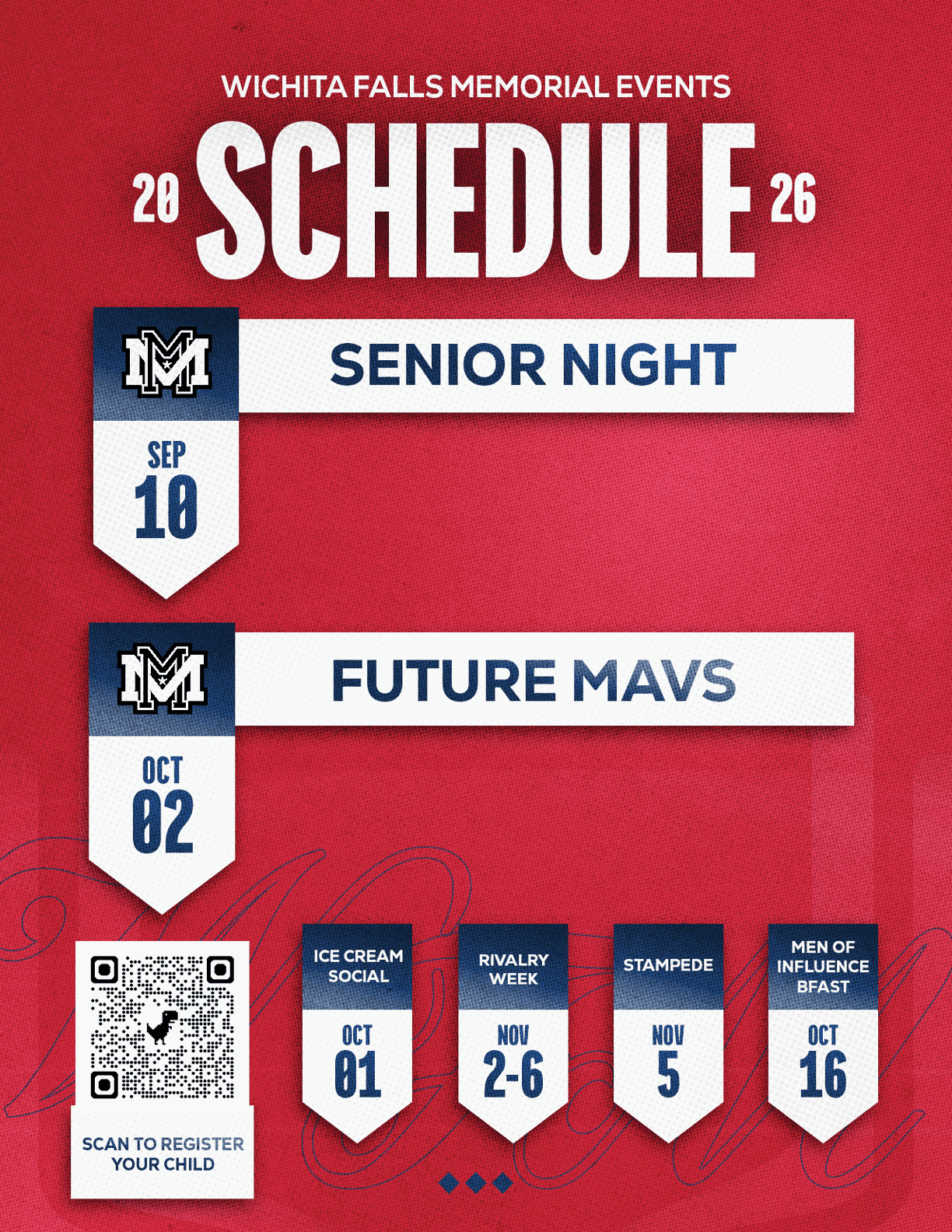 A football schedule for the 2014 season. Description generated by AI