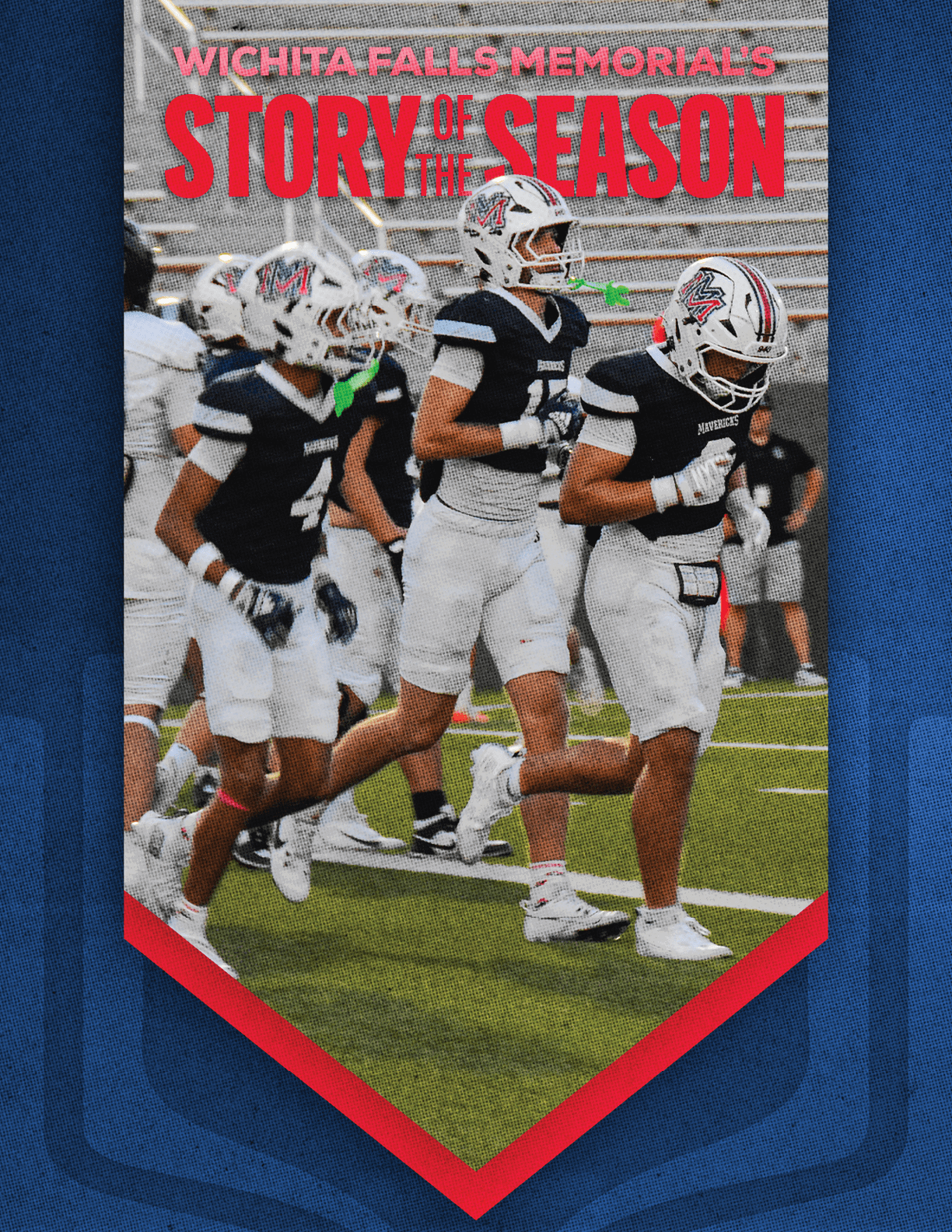 A group of football players huddled together. Description generated by AI