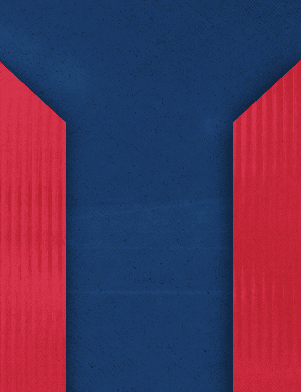 Three red and blue triangles. Description generated by AI