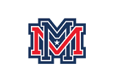 A green and gold eagle with the letters M and M on its chest. Description generated by AI