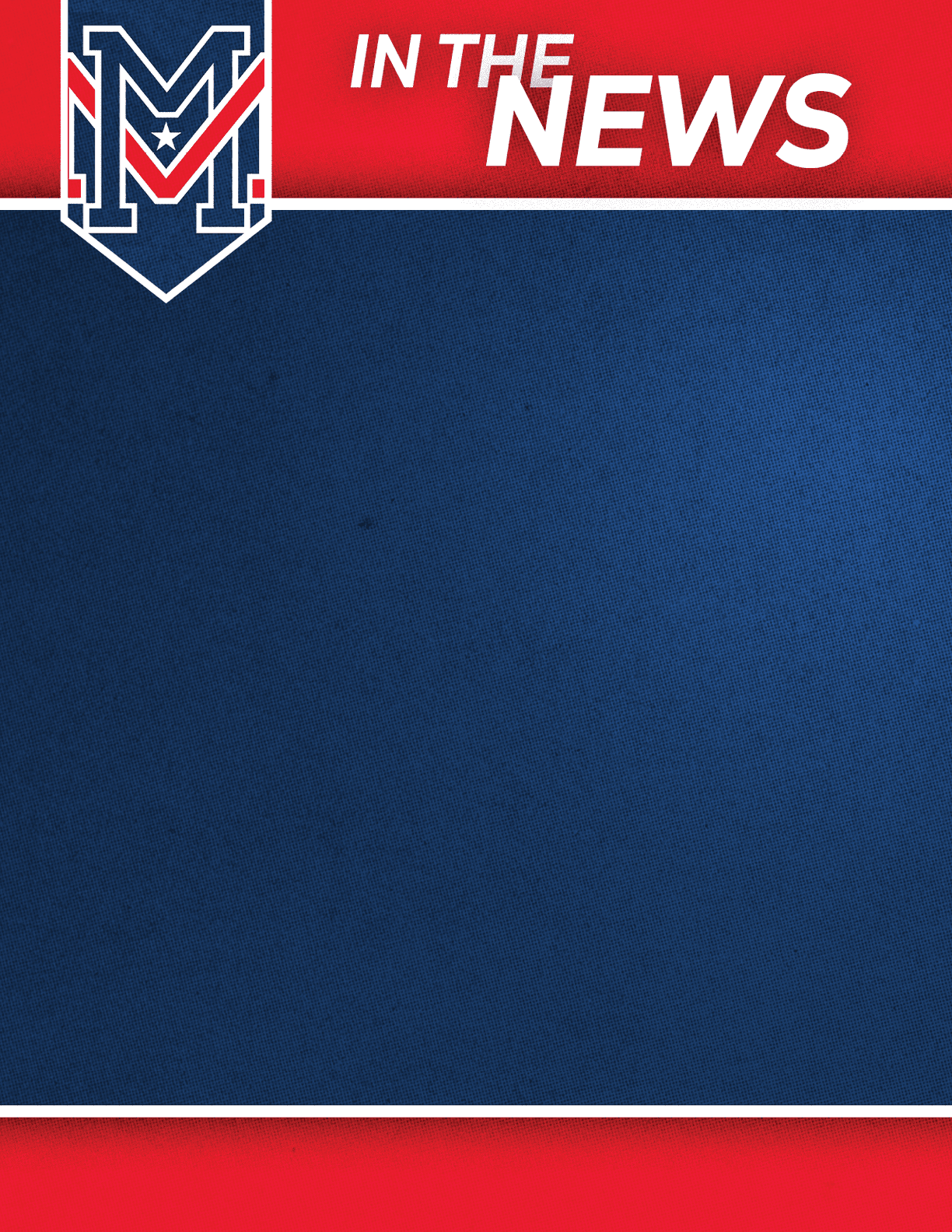 A blue and red background with a lion logo. Description generated by AI