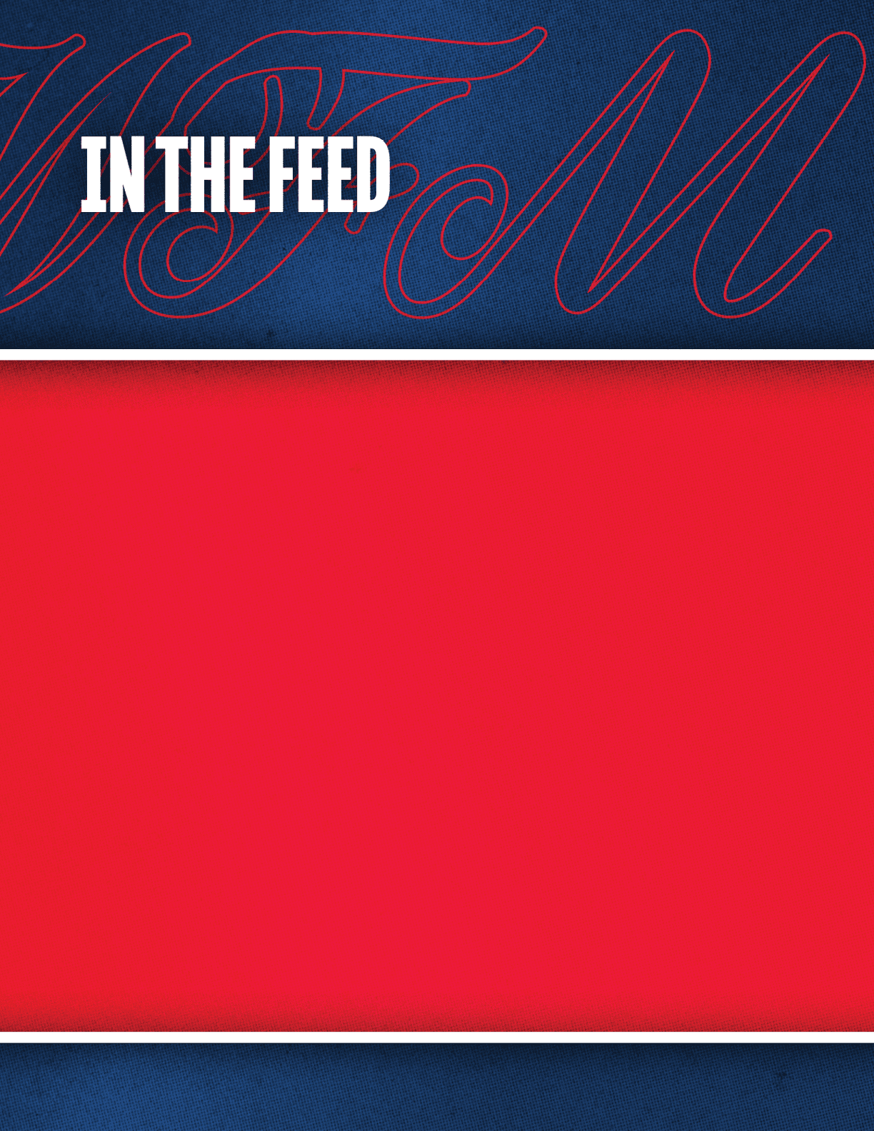 A red and blue background with a red and white logo. Description generated by AI
