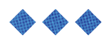 A black and white image of a circle with a blue dot in the center. Description generated by AI