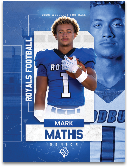 A football player named Mark Mathis. Description generated by AI