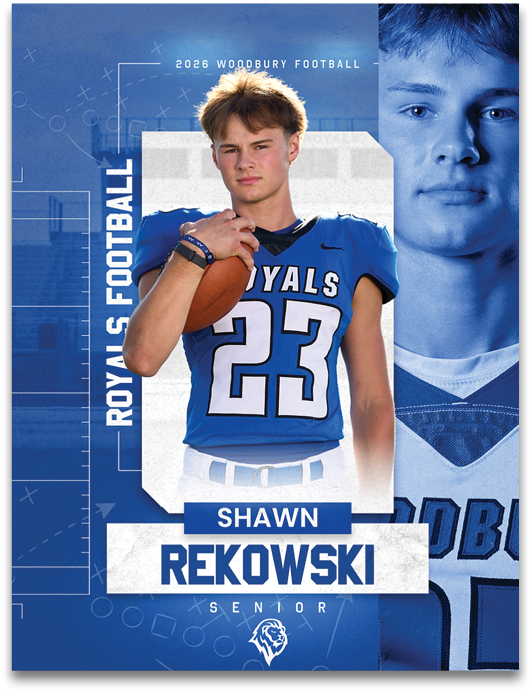 A football player named Shawn Rekowski. Description generated by AI