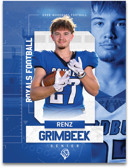 A football player named Renz Grimbeek. Description generated by AI